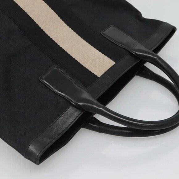 GUCCI GG Canvas Sherry Line Hand Bag Black White 002 1098 3444 Auth ep8642 - Picture 7 of 16